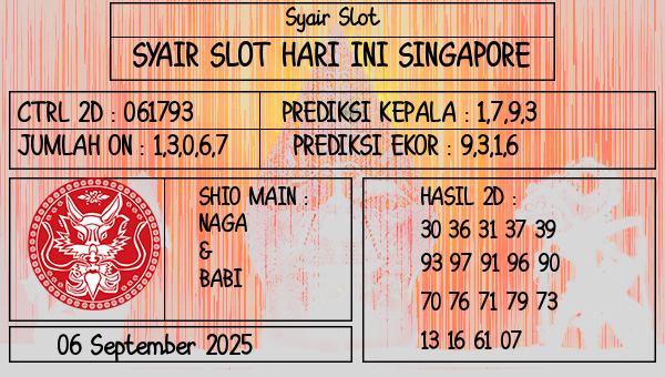 Prediksi Singapore