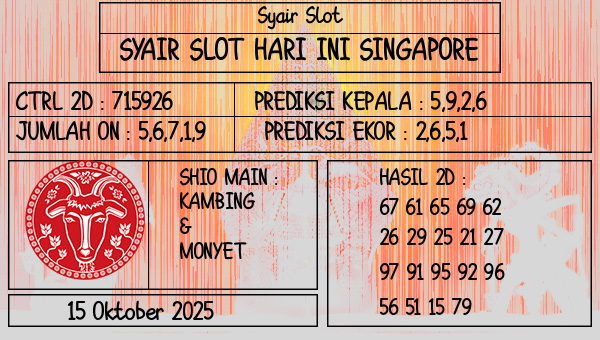 Prediksi Singapore