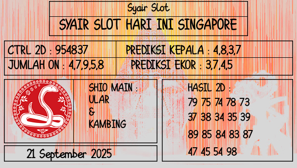 Prediksi Singapore