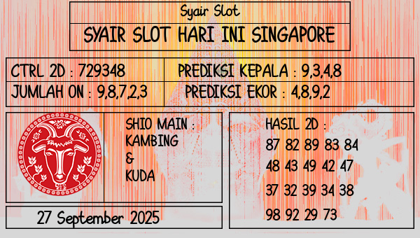 Prediksi Singapore
