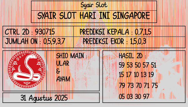 Prediksi Singapore
