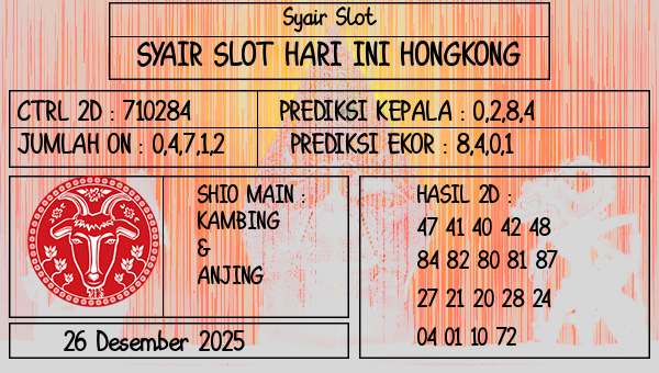 Prediksi Hongkong