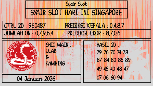 Prediksi Singapore
