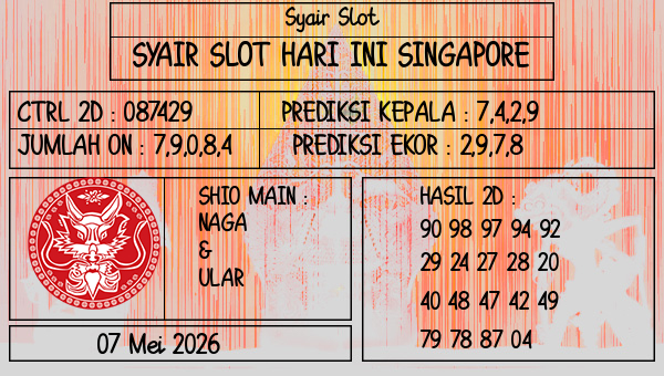 Prediksi Singapore