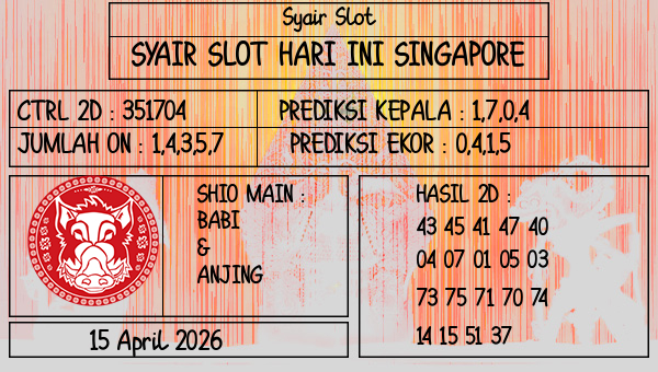 Prediksi Singapore