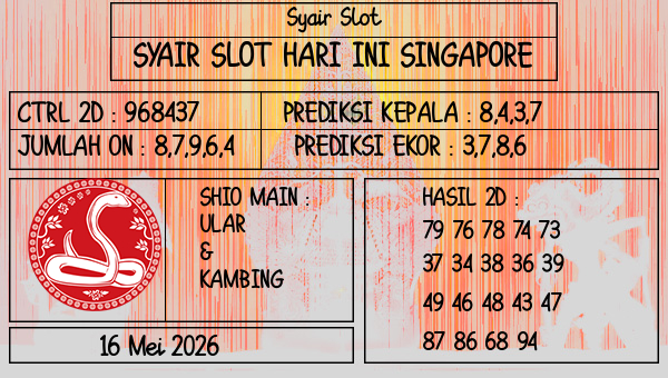 Prediksi Singapore