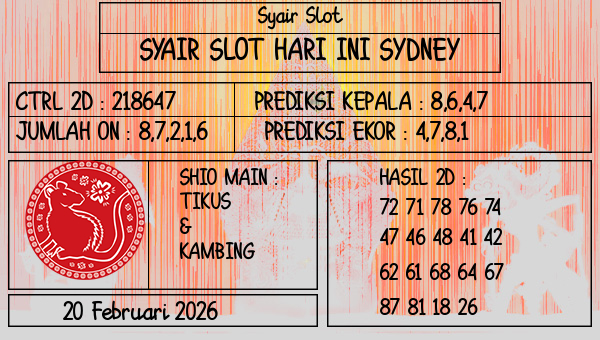 Prediksi Sydney